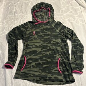 Columbia fleece camo hoodie.